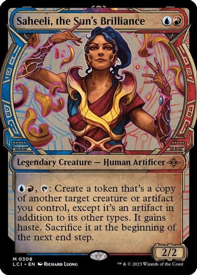 Saheeli the Suns Brilliance Showcase The Lost Caverns of Ixalan Magic card