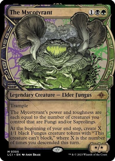The Mycotyrant Showcase The Lost Caverns of Ixalan Magic card