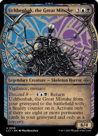 Uchbenbak the Great Mistake Showcase The Lost Caverns of Ixalan Magic card