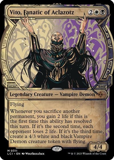 Vito Fanatic of Aclazotz Showcase The Lost Caverns of Ixalan Magic card