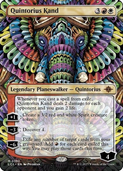 Quintorius Kand 0352 Borderless The Lost Caverns of Ixalan Magic card