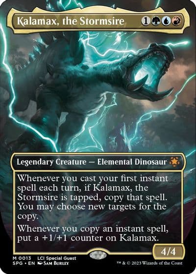 Kalamax the Stormsire Borderless Special Guests Magic card