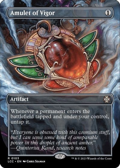 Amulet of Vigor Borderless Commander: The Lost Caverns of Ixalan Magic card