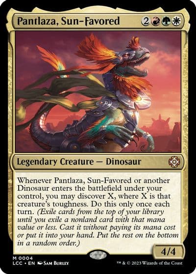 Pantlaza Sun Favored Commander: The Lost Caverns of Ixalan Magic card