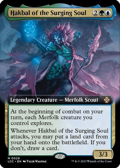 Hakbal of the Surging Soul Extended Art Commander: The Lost Caverns of Ixalan Magic card