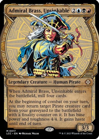 Admiral Brass Unsinkable Showcase Commander: The Lost Caverns of Ixalan Magic card