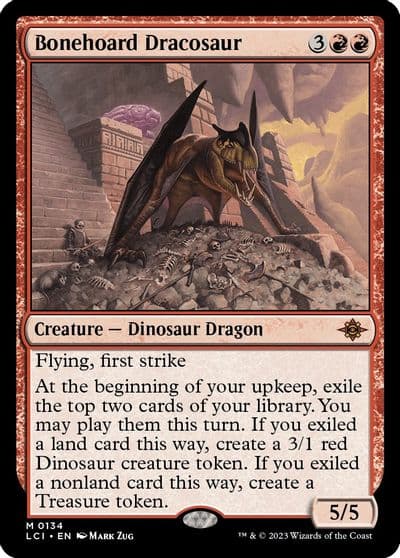 Bonehoard Dracosaur The Lost Caverns of Ixalan Magic card