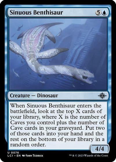 Sinuous Benthisaur The Lost Caverns of Ixalan Magic card