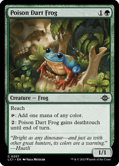 Poison Dart Frog The Lost Caverns of Ixalan Magic card