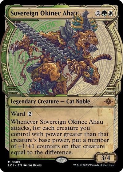 Sovereign Okinec Ahau Showcase The Lost Caverns of Ixalan Magic card