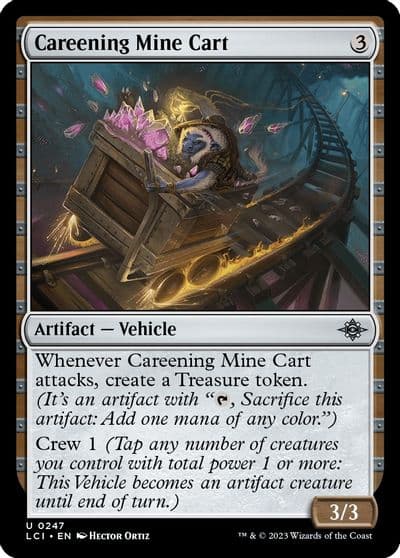 Careening Mine Cart The Lost Caverns of Ixalan Magic card