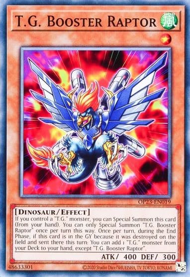 TG Booster Raptor OTS Tournament Pack 23 Yu-Gi-Oh! card