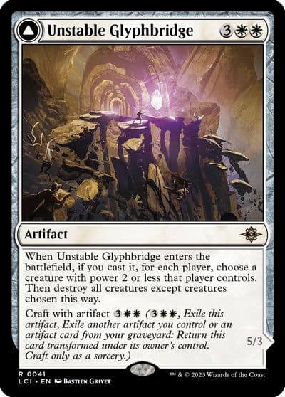 Unstable Glyphbridge The Lost Caverns of Ixalan Magic card