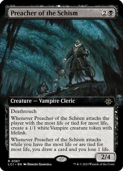 Preacher of the Schism Extended Art The Lost Caverns of Ixalan Magic card