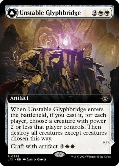 Unstable Glyphbridge Extended Art The Lost Caverns of Ixalan Magic card