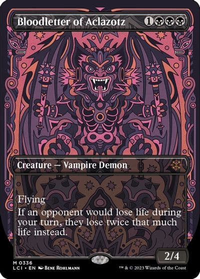 Bloodletter of Aclazotz Borderless The Lost Caverns of Ixalan Magic card