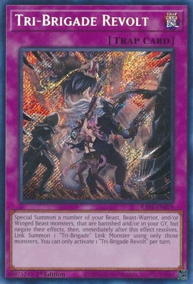 Tri Brigade Revolt Secret Rare 25th Anniversary Rarity Collection Yu-Gi-Oh! card