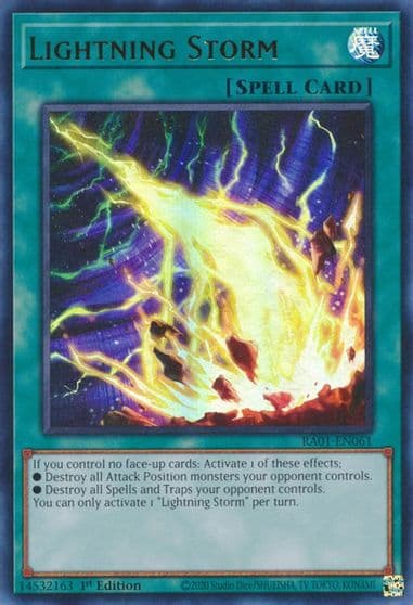 Lightning Storm UR 25th Anniversary Rarity Collection Yu-Gi-Oh! card