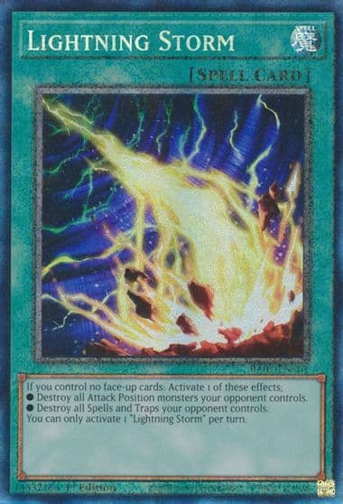 Lightning Storm PCR 25th Anniversary Rarity Collection Yu-Gi-Oh! card