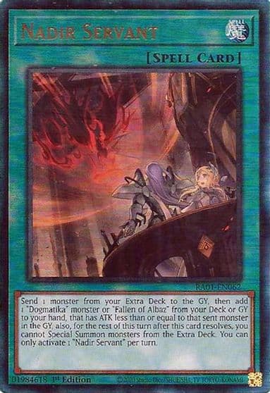Nadir Servant PUR 25th Anniversary Rarity Collection Yu-Gi-Oh! card