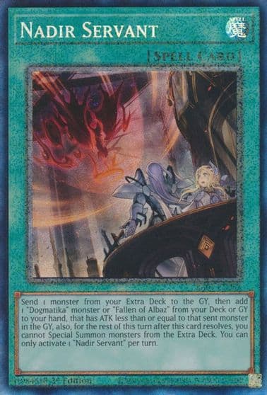 Nadir Servant PCR 25th Anniversary Rarity Collection Yu-Gi-Oh! card