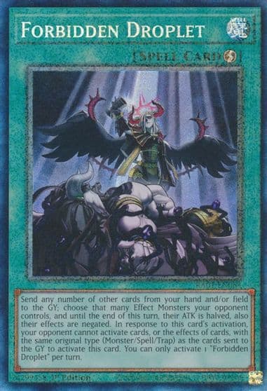 Forbidden Droplet PCR 25th Anniversary Rarity Collection Yu-Gi-Oh! card