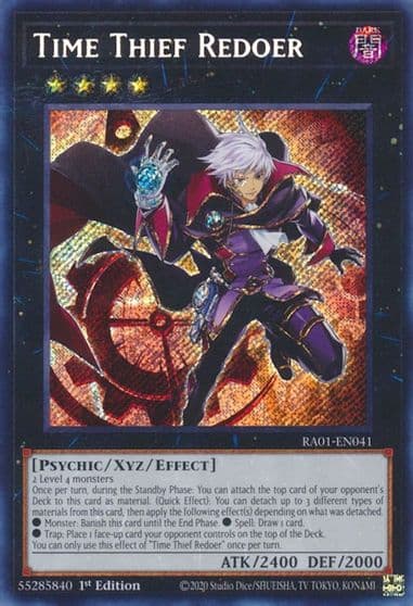 Time Thief Redoer Secret Rare 25th Anniversary Rarity Collection Yu-Gi-Oh! card