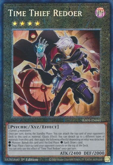 Time Thief Redoer PCR 25th Anniversary Rarity Collection Yu-Gi-Oh! card