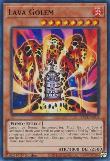 Lava Golem UR 25th Anniversary Rarity Collection Yu-Gi-Oh! card