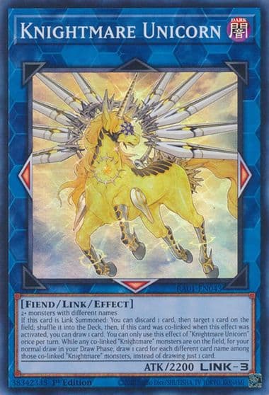 Knightmare Unicorn 25th Anniversary Rarity Collection Yu-Gi-Oh! card