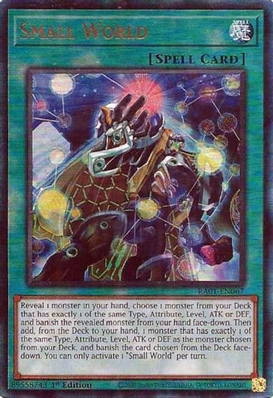 Small World PUR 25th Anniversary Rarity Collection Yu-Gi-Oh! card