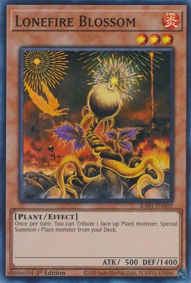 Lonefire Blossom 25th Anniversary Rarity Collection Yu-Gi-Oh! card