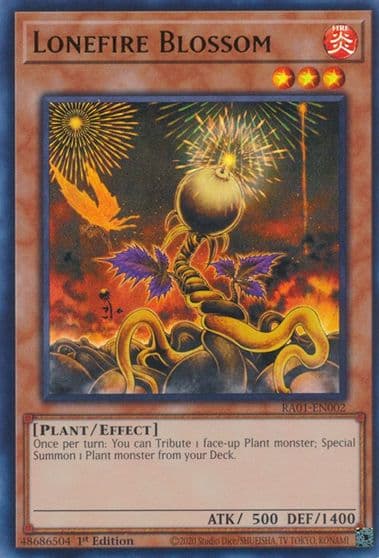 Lonefire Blossom UR 25th Anniversary Rarity Collection Yu-Gi-Oh! card