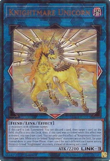Knightmare Unicorn PUR 25th Anniversary Rarity Collection Yu-Gi-Oh! card