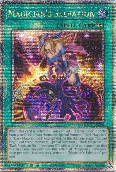 Magicians Salvation Quarter Century Secret Rare 25th Anniversary Rarity Collection Yu-Gi-Oh! card