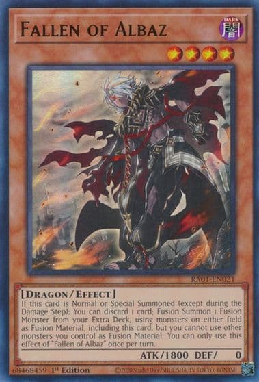 Fallen of Albaz UR 25th Anniversary Rarity Collection Yu-Gi-Oh! card