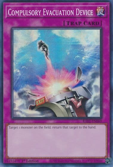 Compulsory Evacuation Device 25th Anniversary Rarity Collection Yu-Gi-Oh! card