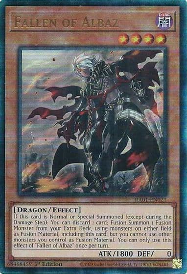 Fallen of Albaz PUR 25th Anniversary Rarity Collection Yu-Gi-Oh! card