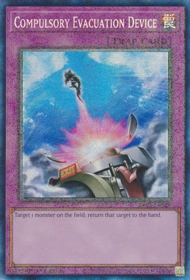 Compulsory Evacuation Device PCR 25th Anniversary Rarity Collection Yu-Gi-Oh! card