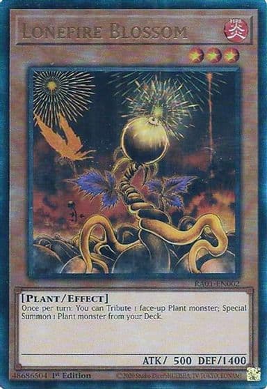 Lonefire Blossom PUR 25th Anniversary Rarity Collection Yu-Gi-Oh! card