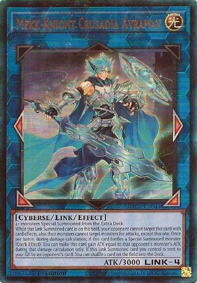 Mekk Knight Crusadia Avramax PUR 25th Anniversary Rarity Collection Yu-Gi-Oh! card