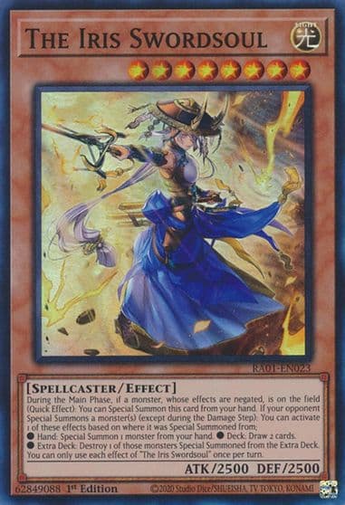 The Iris Swordsoul 25th Anniversary Rarity Collection Yu-Gi-Oh! card