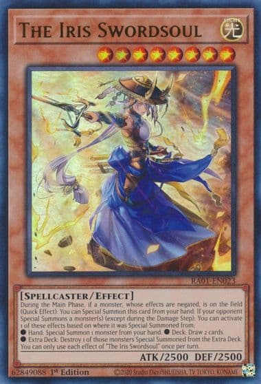The Iris Swordsoul UR 25th Anniversary Rarity Collection Yu-Gi-Oh! card