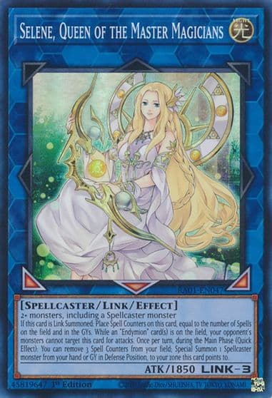 Selene Queen of the Master Magicians 25th Anniversary Rarity Collection Yu-Gi-Oh! card