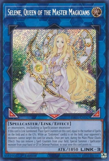 Selene Queen of the Master Magicians Secret Rare 25th Anniversary Rarity Collection Yu-Gi-Oh! card