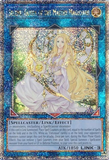 Selene Queen of the Master Magicians Quarter Century Secret Rare 25th Anniversary Rarity Collection Yu-Gi-Oh! card