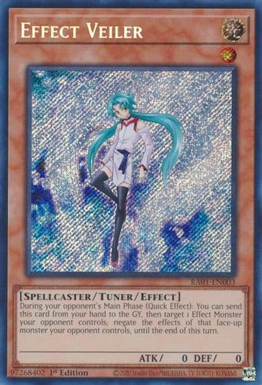 Effect Veiler Secret Rare 25th Anniversary Rarity Collection Yu-Gi-Oh! card