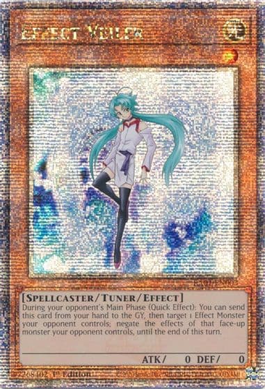 Effect Veiler Quarter Century Secret Rare 25th Anniversary Rarity Collection Yu-Gi-Oh! card
