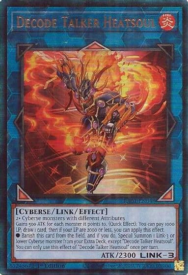 Decode Talker Heatsoul PUR 25th Anniversary Rarity Collection Yu-Gi-Oh! card