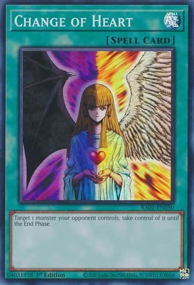 Change of Heart 25th Anniversary Rarity Collection Yu-Gi-Oh! card